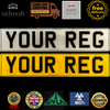 Premium 2D Standard Number Plate – MOT & DVLA Compliant